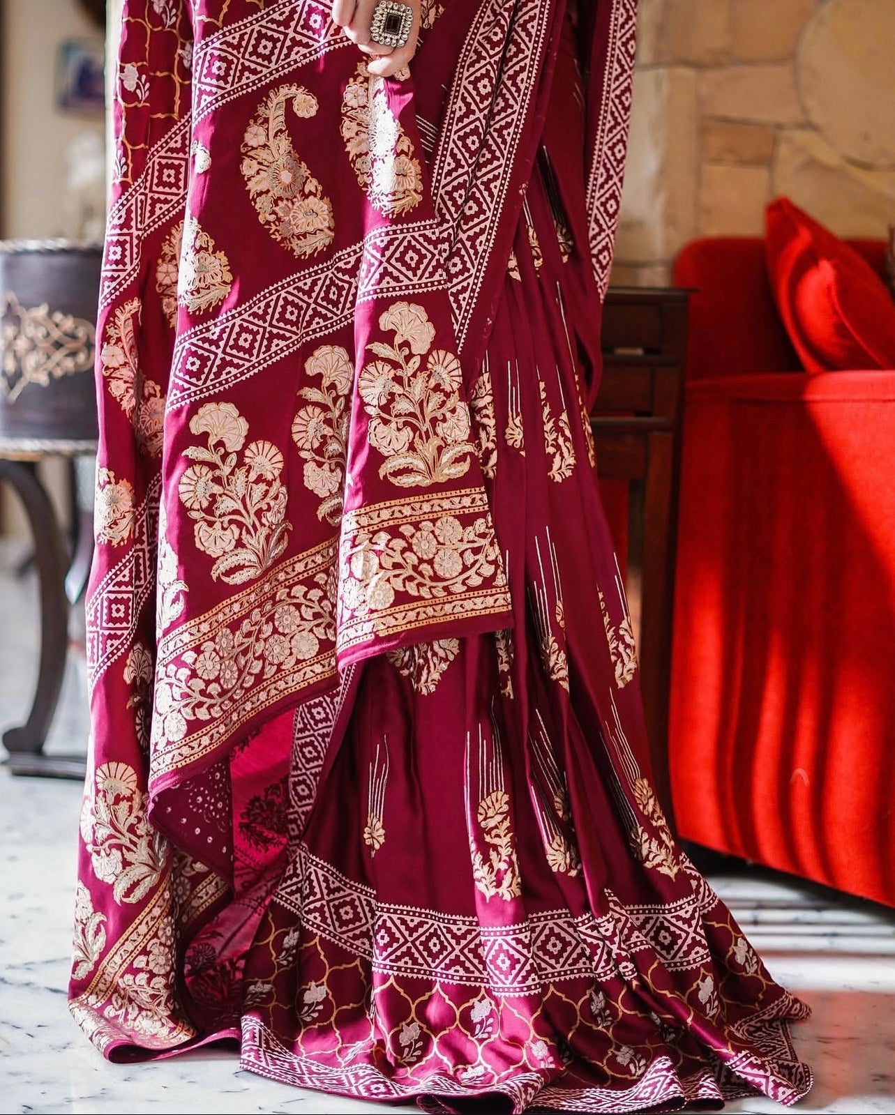 Satin Silk Saree