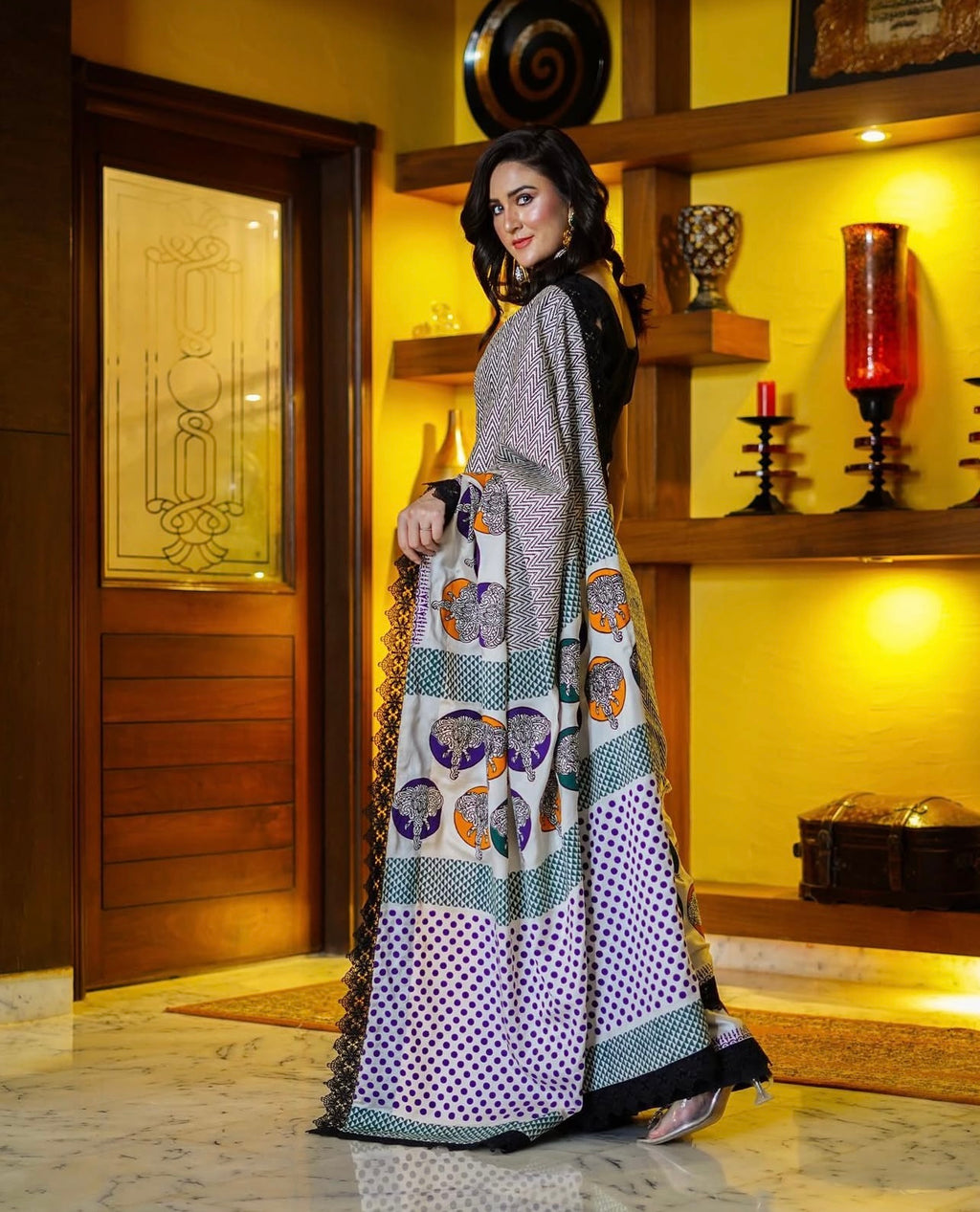 Black Saree