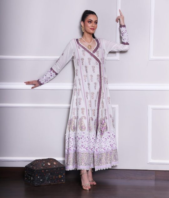 Zarine (White Anarkali)